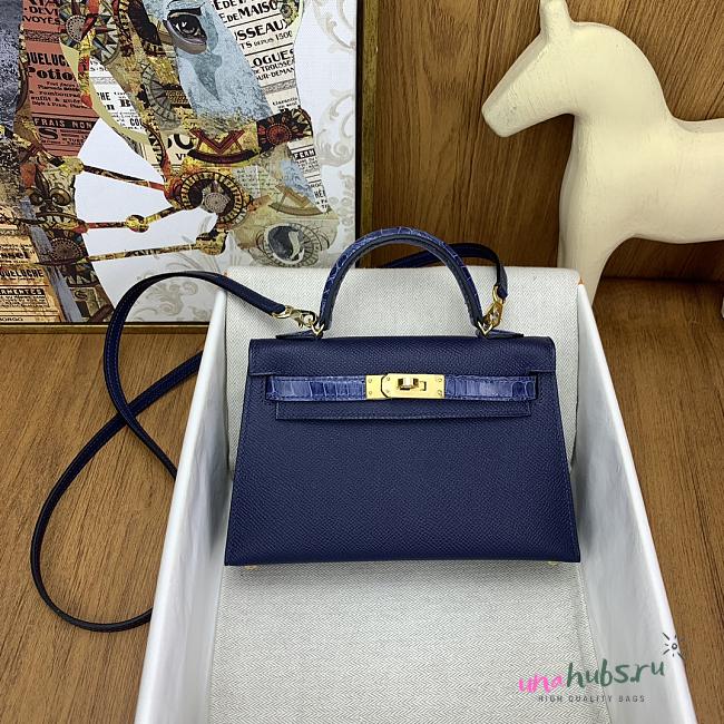 Hermes Mini Kelly Epsom Leather 20cm - 1