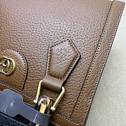 Gucci Diana 1991 Brown Tote - 20*16*10cm - 3