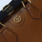 	 Gucci Diana 1991 Brown Tote - 27*24*11cm - 2