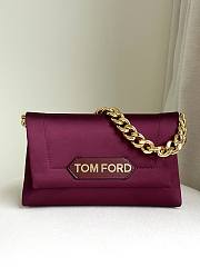 Tom Ford logo patch chain strap mini bag - 20*12*7cm - 2