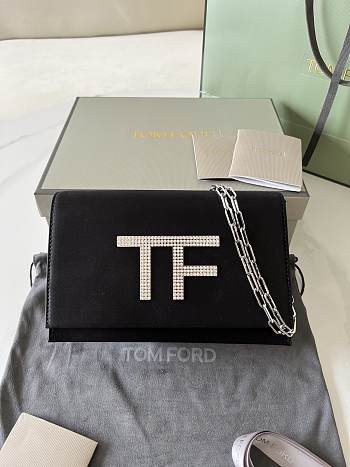 Tom Ford Disco Black Bag - 21*13*6cm