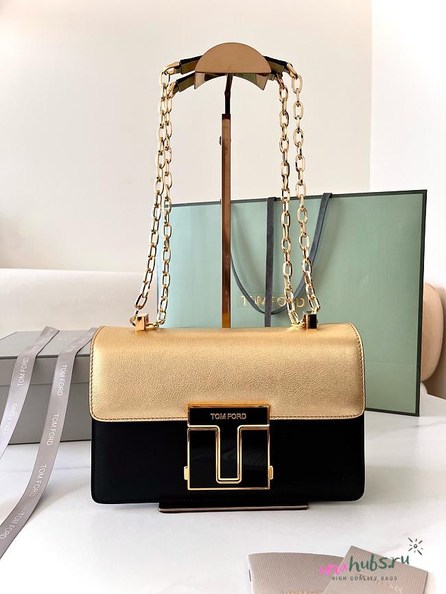 Tom Ford Signature Shoulder Bag - 24*8.*15cm - 1