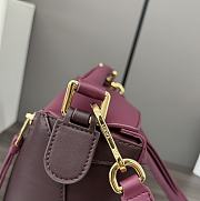 Loewe Puzzle Anagram Burgundy Bag - 24*10.5*16CM - 2