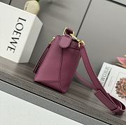 	 Loewe Puzzle Anagram Dark Pink Bag - 24*10.5*16CM - 5