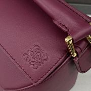 	 Loewe Puzzle Anagram Dark Pink Bag - 24*10.5*16CM - 2