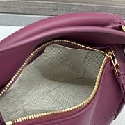 	 Loewe Mini Puzzle Anagram Burgundy Bag - 18*12.5*8cm - 5