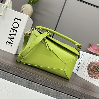 Loewe Puzzle Anagram Green Bag - 24*10.5*16CM