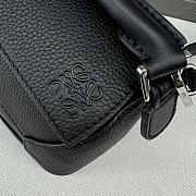 Loewe Mini Puzzle Anagram Black Bag - 18*12.5*8cm - 4