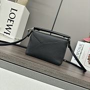 Loewe Mini Puzzle Anagram Black Bag - 18*12.5*8cm - 2