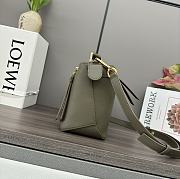 Loewe Puzzle Anagram Dark Green Bag - 24*10.5*16CM - 2