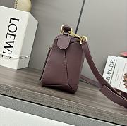 Loewe Puzzle template burgundy bag - 24*10.5*16CM - 2