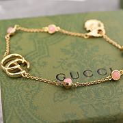 Gucci Gold and Pink Bracelet - 5