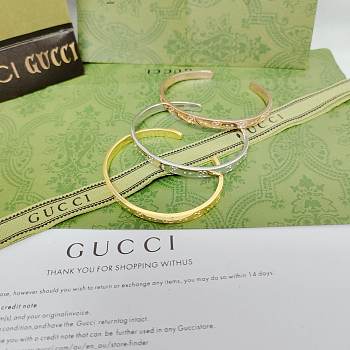 Gucci GG Cuff Bracelet 3 colors