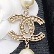 Chanel CC Logo and Pearl Necklace - 4