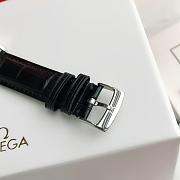 Omega Black Watch With Leather Strap 39.5mm - 3