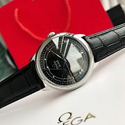 Omega Black Watch With Leather Strap 39.5mm - 4