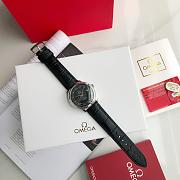 Omega Black Watch With Leather Strap 39.5mm - 5