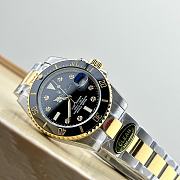 Rolex Submariner Demi Gold Watch 40mm - 5