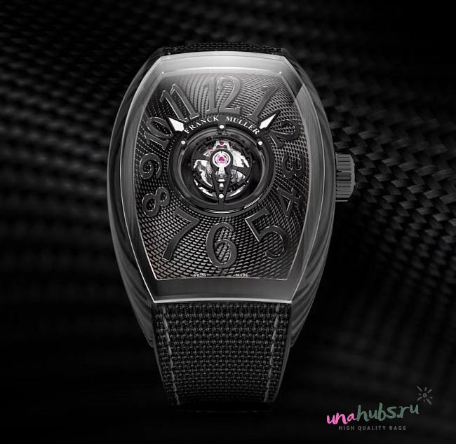 Franck Muller Grand Central Tourbillon Carbon Fiber 45mm all Black - 1