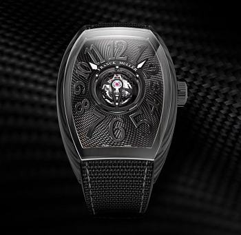 Franck Muller Grand Central Tourbillon Carbon Fiber 45mm all Black