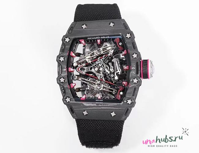 Richard Mille Watch Black Carbon Fiber Case - 1