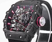 Richard Mille Watch Black Carbon Fiber Case - 6