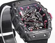 Richard Mille Watch Black Carbon Fiber Case - 3