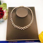 Louis Vuitton Lvision Chain Necklace Gold  - 1