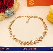 Louis Vuitton Lvision Chain Necklace Gold  - 3