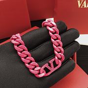 Valentino Garavani Vlogo Pink Necklace - 2