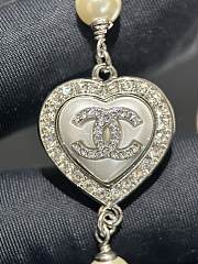 Chanel Heart and CC Logo Necklace - 2