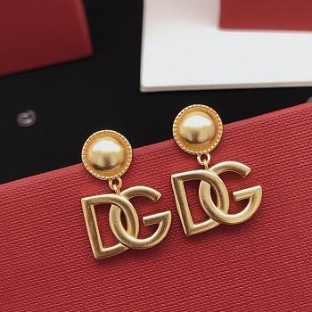 Dolce &Gabbana Clip-on earrings with DG logo