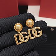 Dolce &Gabbana Clip-on earrings with DG logo - 5