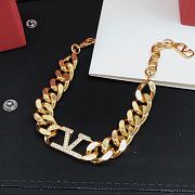 Valentino Vlogo Big Gold Chain Bracelet - 6