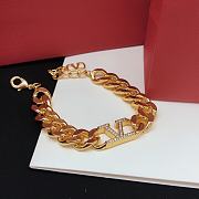 Valentino Vlogo Big Gold Chain Bracelet - 5