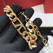 Valentino Vlogo Big Gold Chain Bracelet - 3