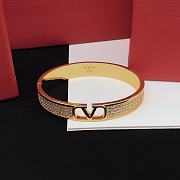 Valentino VLogo Signature Swarovski-embellished bangle - 1