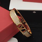 Valentino VLogo Signature Swarovski-embellished bangle - 6