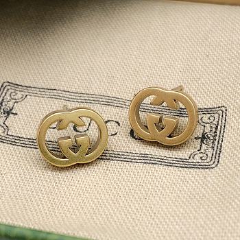 Gucci GG Stud Gold Earrings