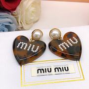 Miu Miu Heart Earrings - 2