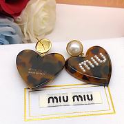 Miu Miu Heart Earrings - 4