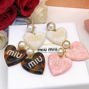 Miu Miu Heart Earrings - 1