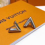 Louis Vuitton Vlogo Silver Earrings - 6