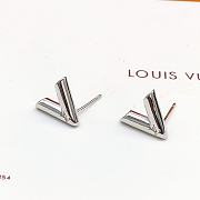 Louis Vuitton Vlogo Silver Earrings - 5