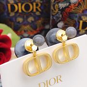 DIOR TRIBALES BLACK AND GOLD EARRINGS  - 6