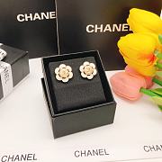 Chanel Flower White Earrings - 5