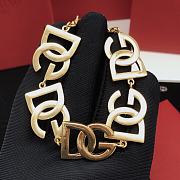 Dolce&Gabbana Logo chain Link choker and bracelet - 6