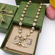 Gucci Bee necklace with crystals - 6