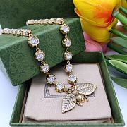 Gucci Bee necklace with crystals - 5