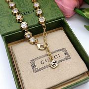 Gucci Bee necklace with crystals - 4